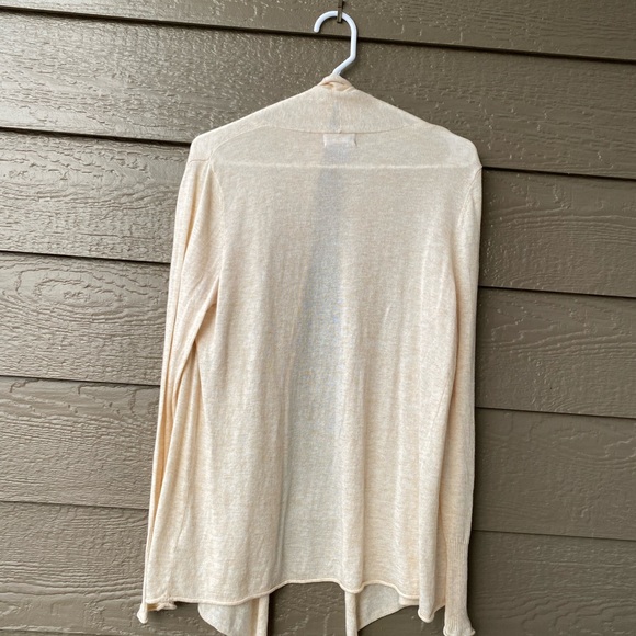 Jcp womens sweater cardigan wool blend Open front M - Picture 6 of 12